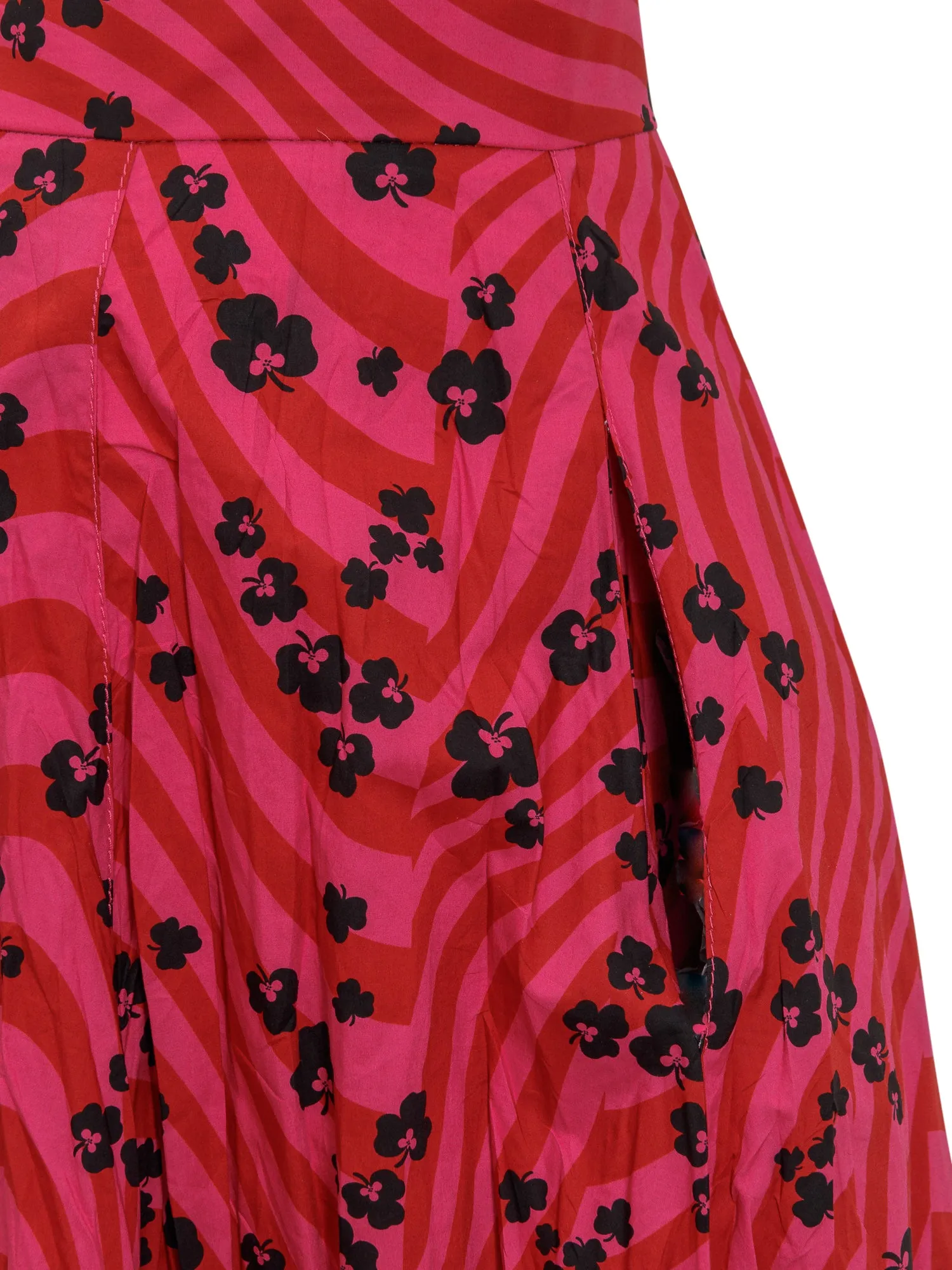 Philosophy Di Lorenzo Serafini Zebra Printed Midi Skirt