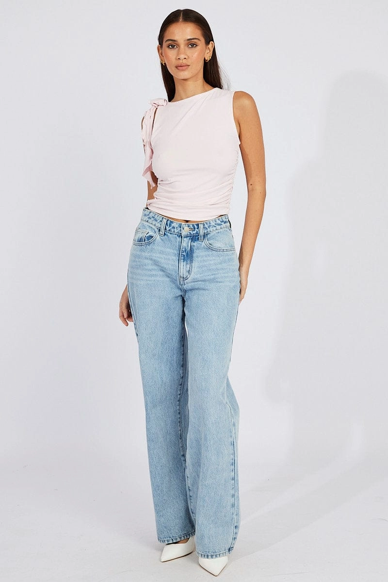 Pink Supersoft Top Ruffle