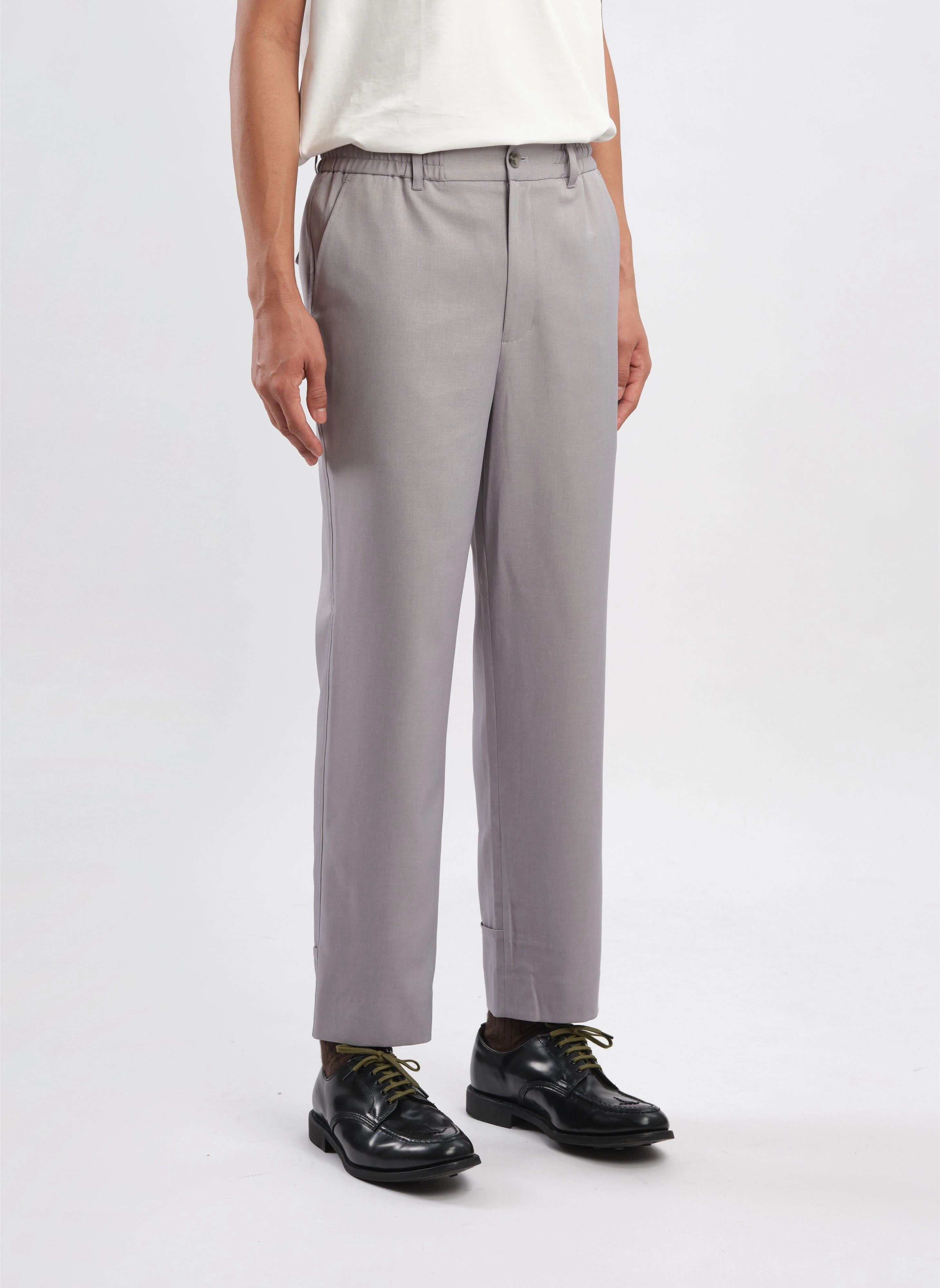 Polyester Regular Length Tapered Pants (P-14)