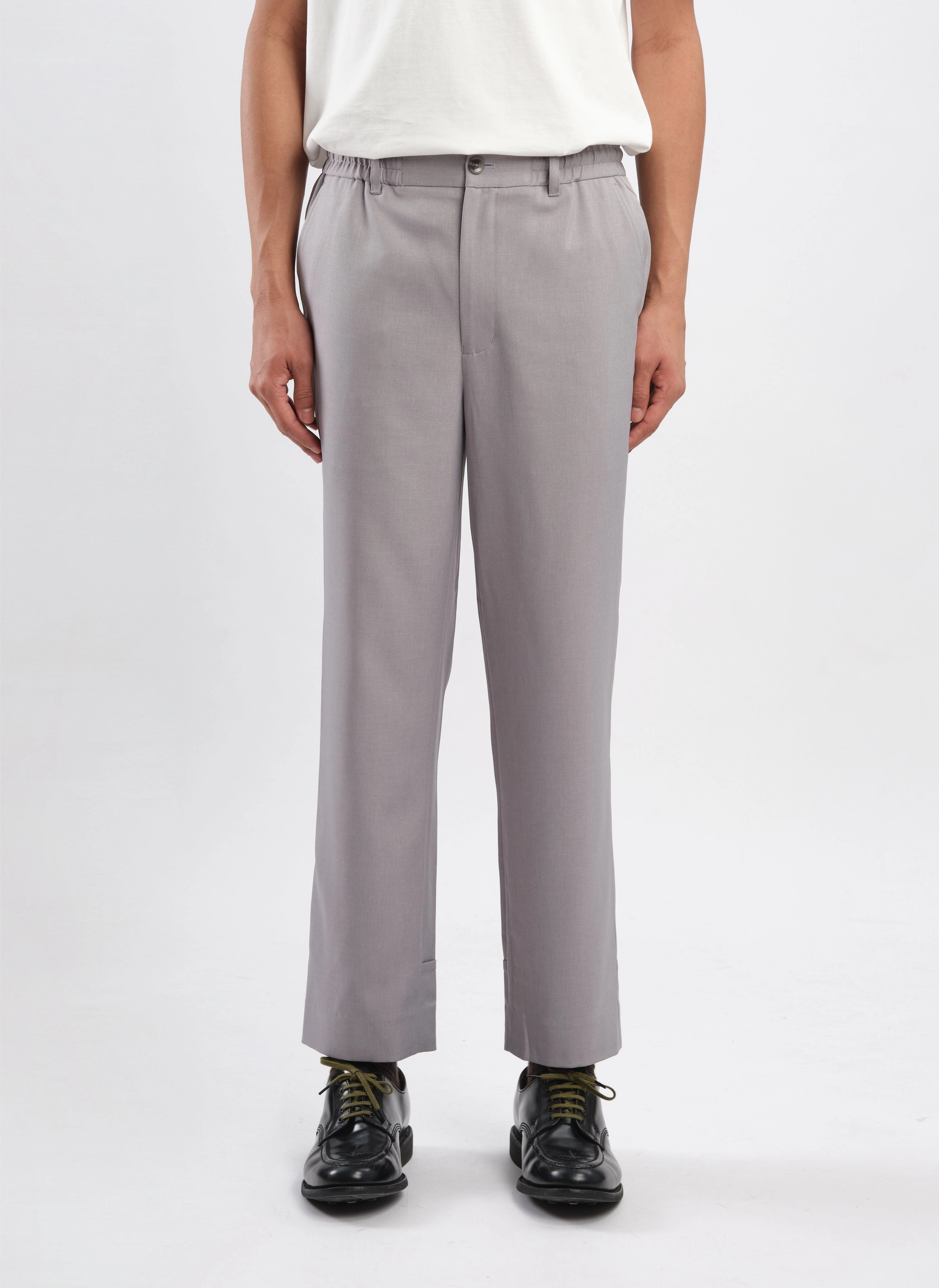 Polyester Regular Length Tapered Pants (P-14)