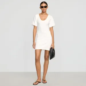 Rae Sculpted Scoop-Neck Mini Dress