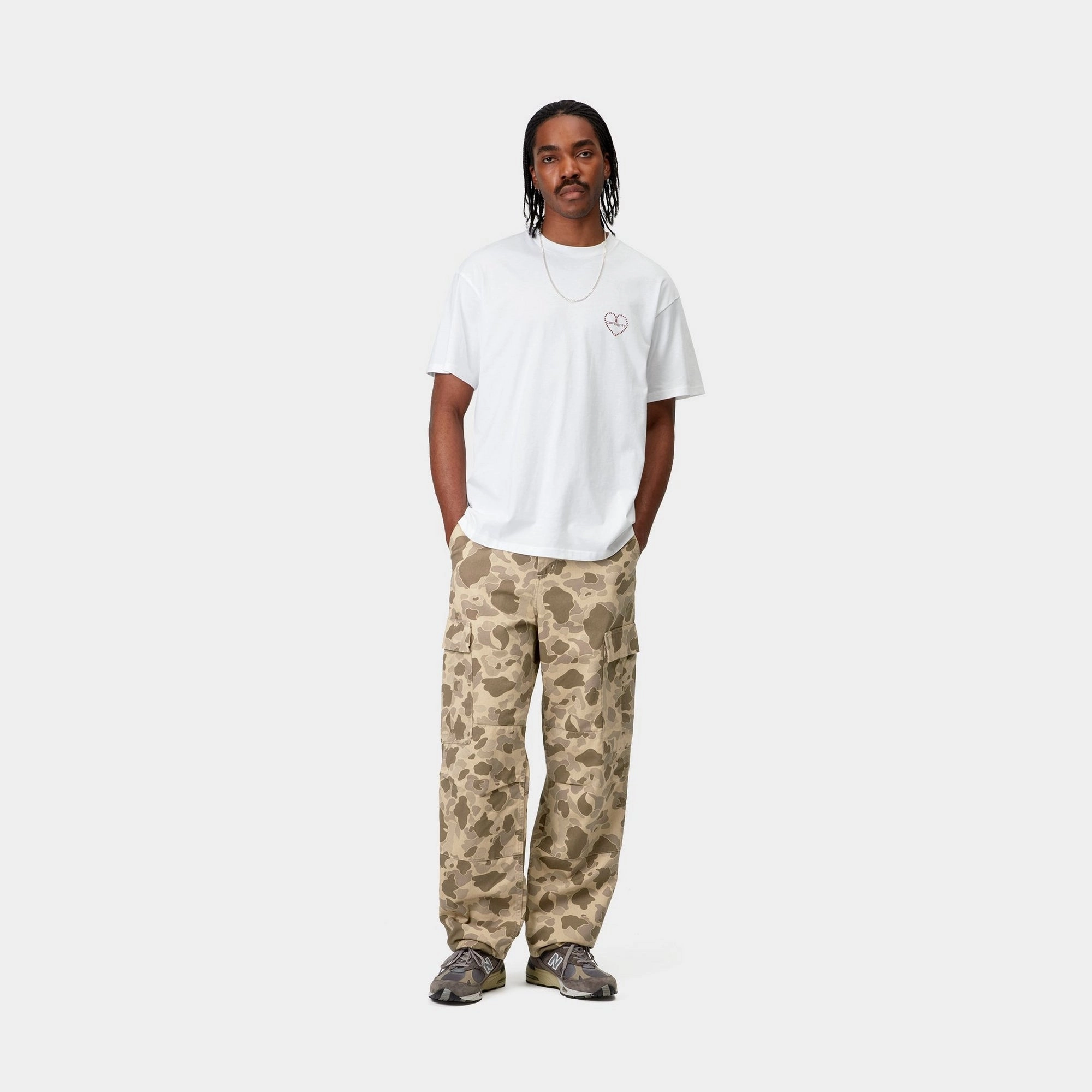 Regular Cargo Pant - Garment Dyed Twill | Desert Duck Camo