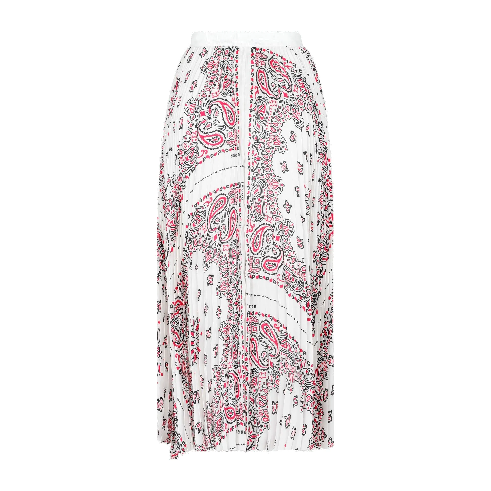 Sacai Bandana Print Midi Skirt