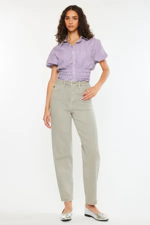 Sonya  High Rise Slim Balloon Jeans