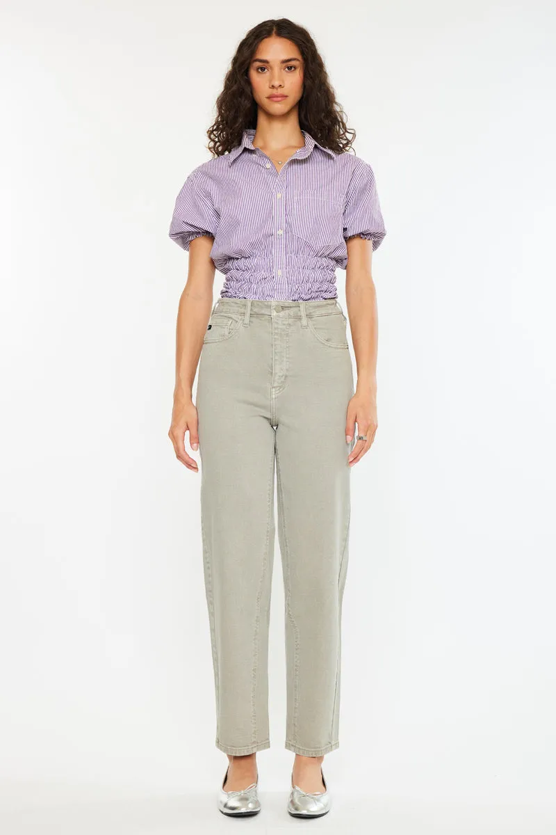 Sonya  High Rise Slim Balloon Jeans