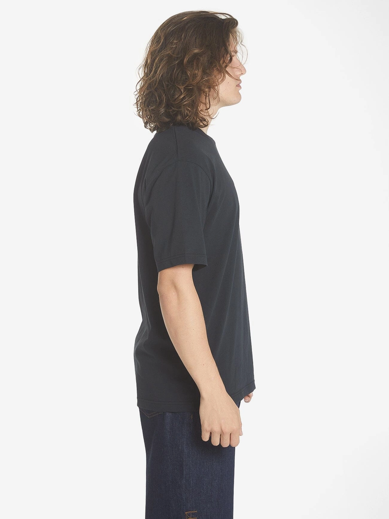Sphere Embro Oversize Fit Tee - Washed Black
