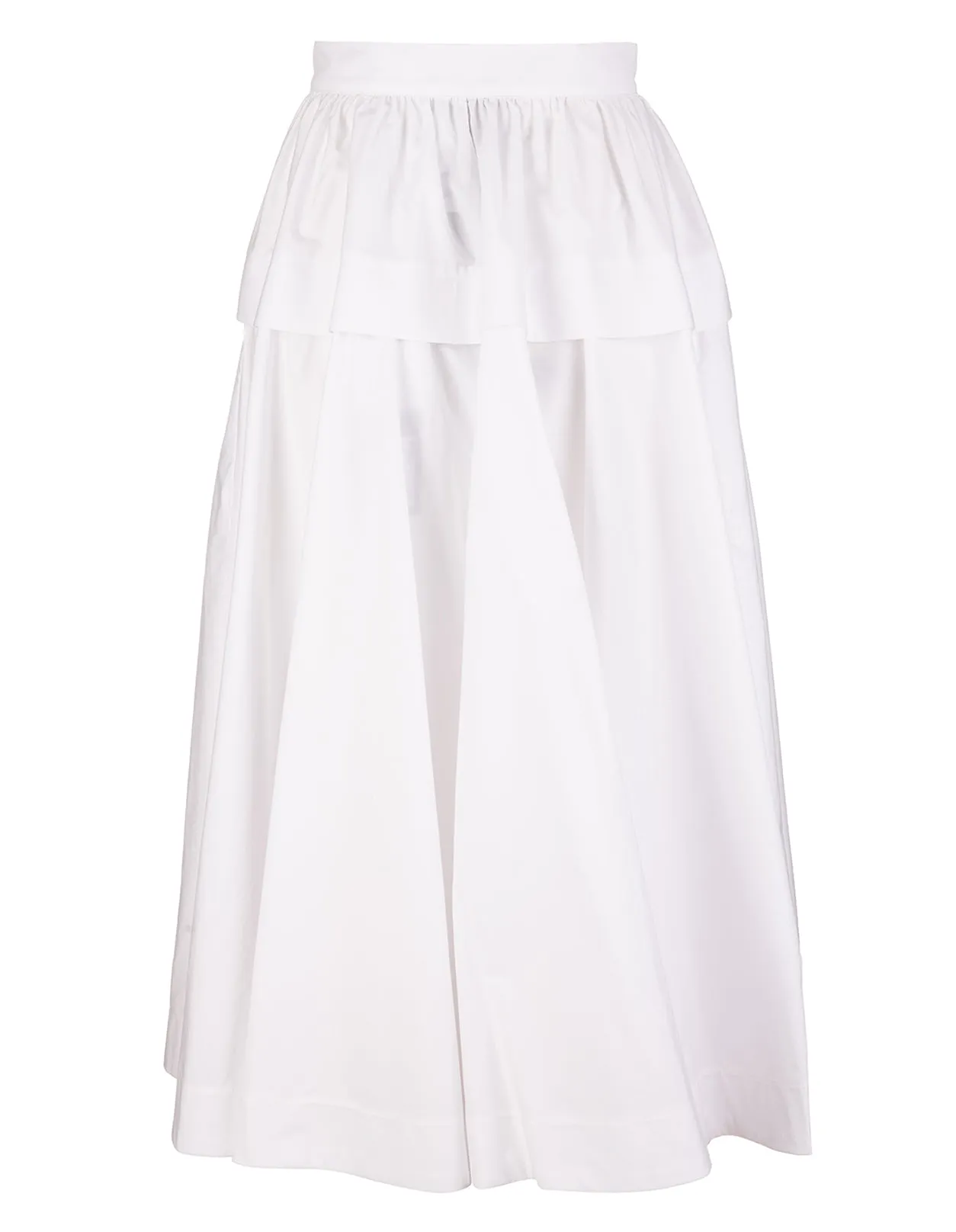Sportmax Boemia Flounce Hem Midi Skirt