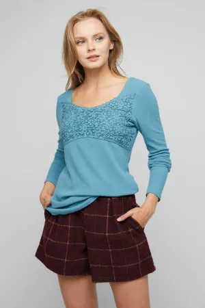 SQUARE NECKLINE TOP