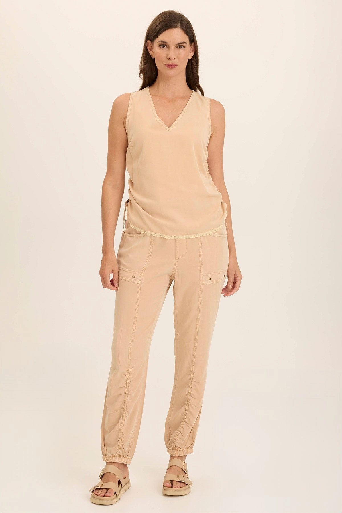 Squire Twill Banded Hem Casual Pant