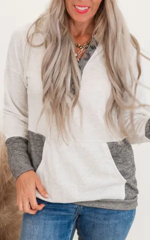 Urban Long Sleeve Hoodie Top - Final Sale