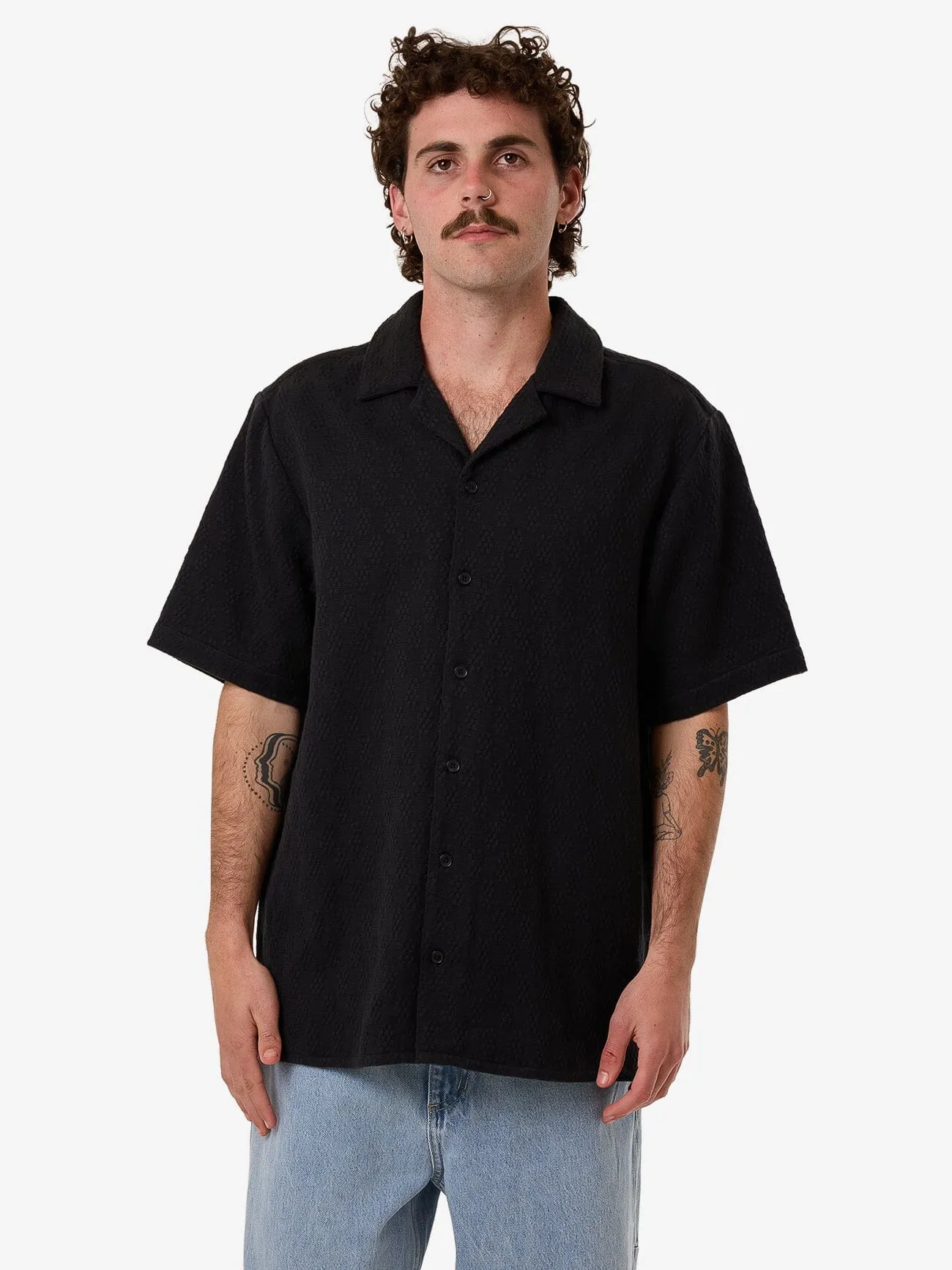 Vanished Bowling Shirt - Black