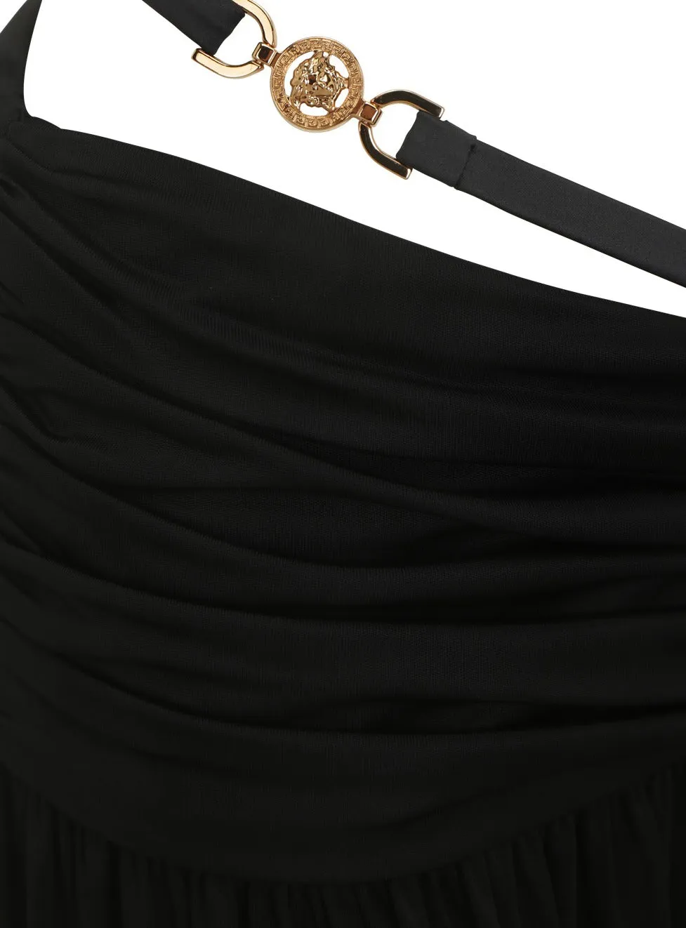 Versace Medusa Ruffled Mini Skirt