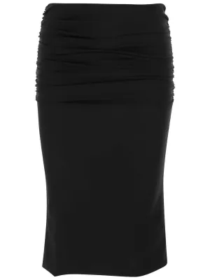 Versace Ruched Midi Skirt