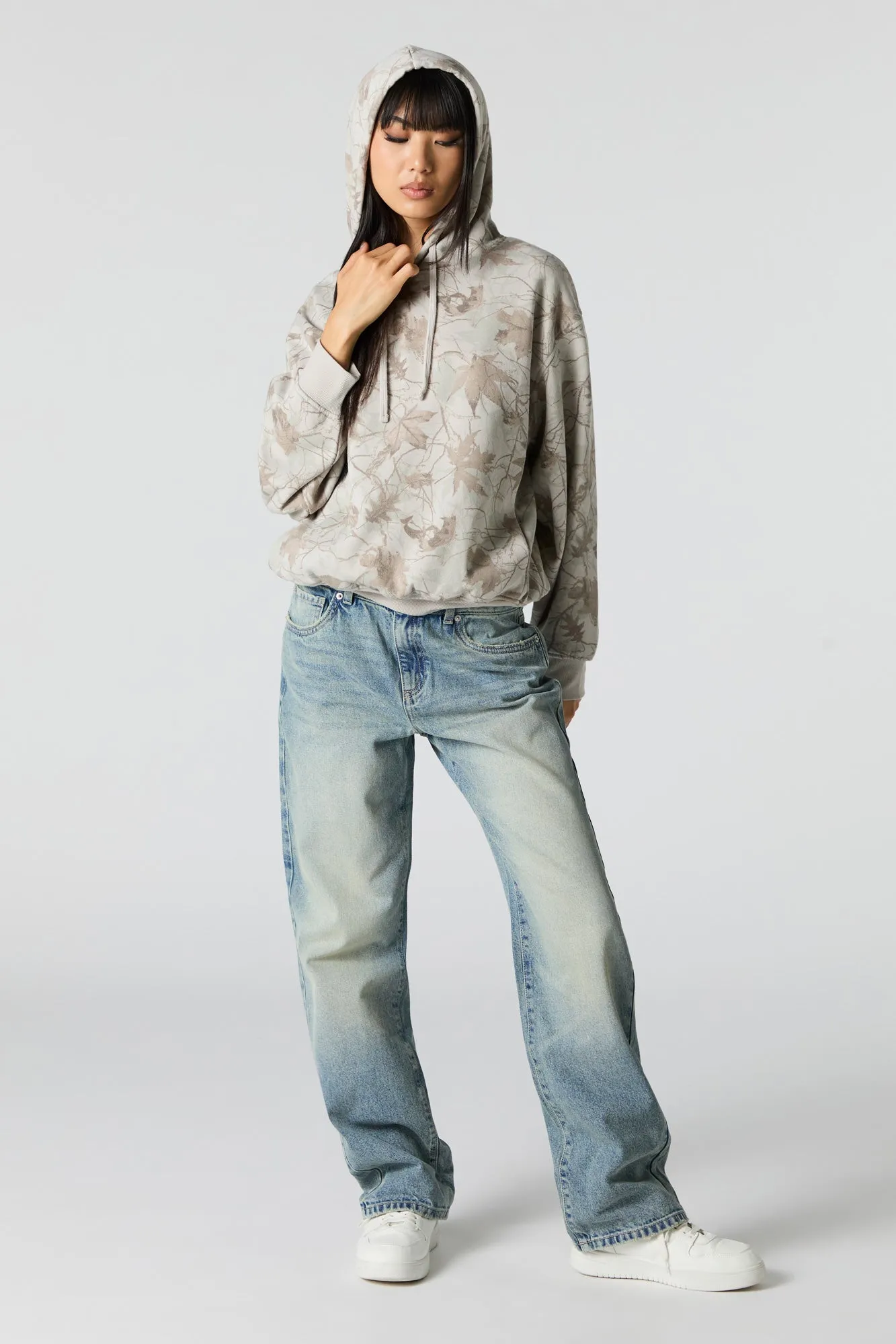 Vintage Medium Wash Straight Leg Jean