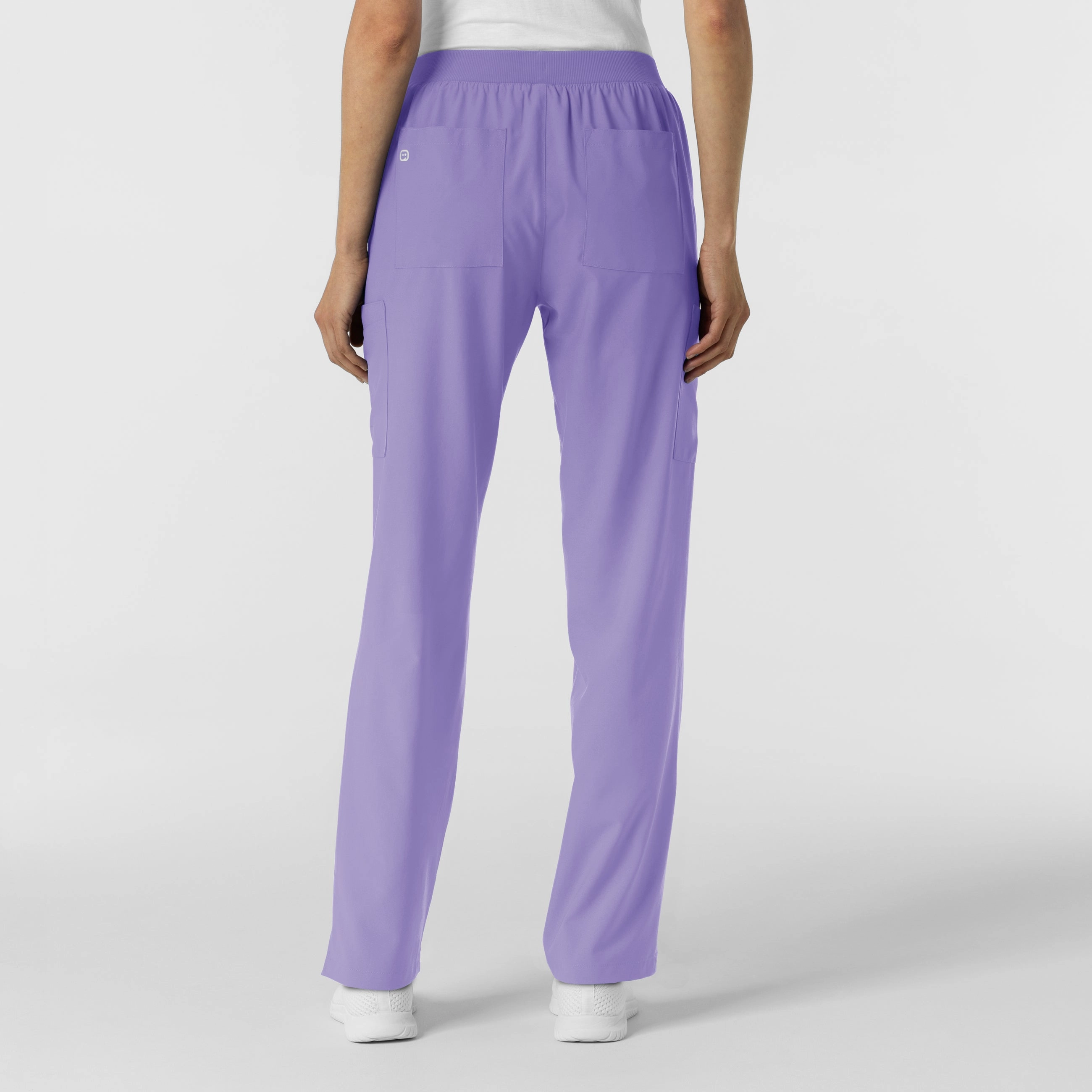 W123 Women's Cargo Utility Scrub Pant - Iris Purple