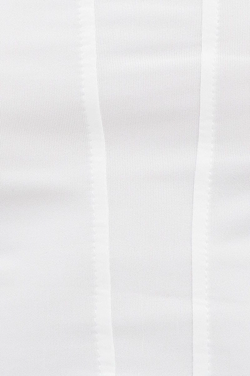 White Crop Top Sleeveless