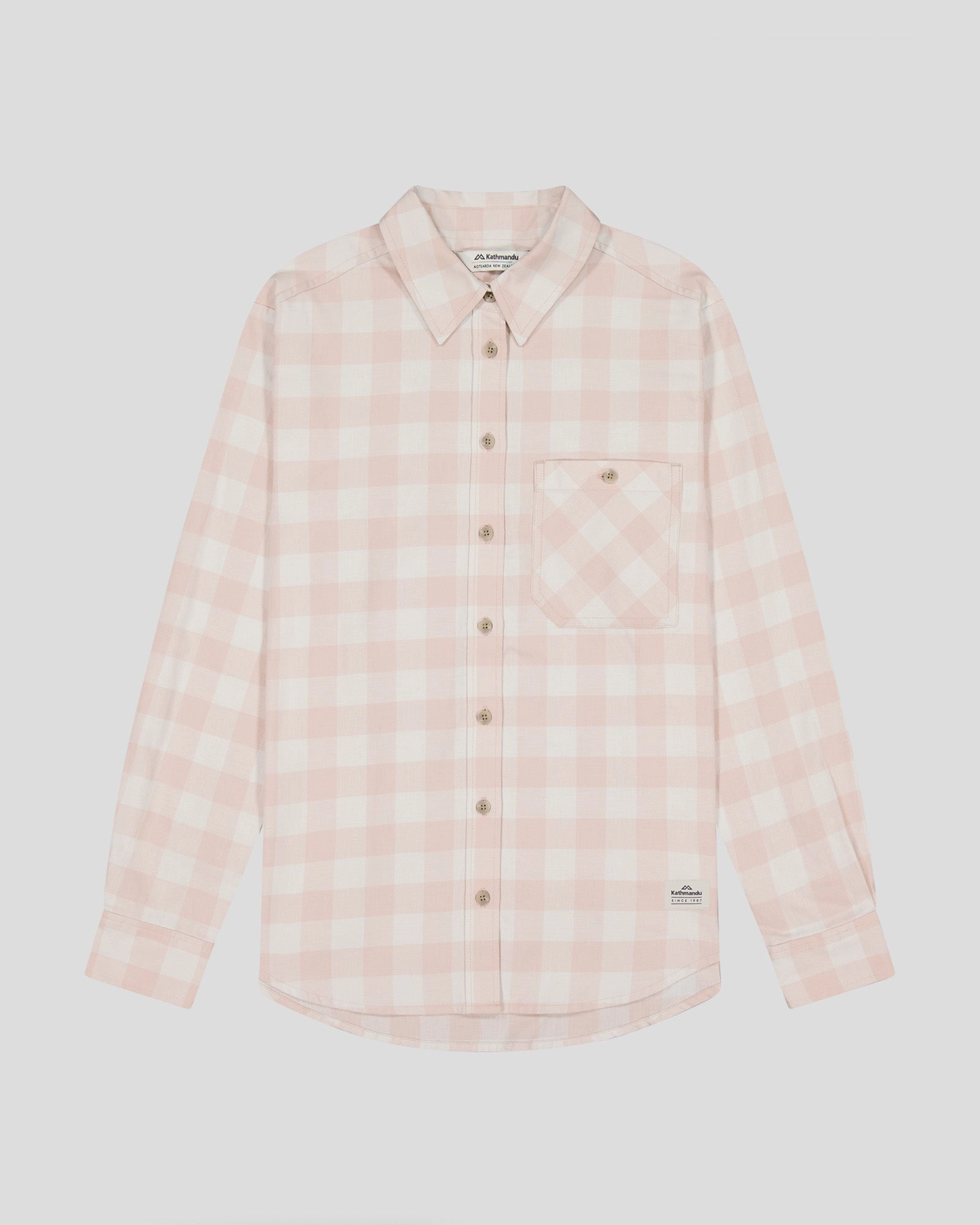 Women's Fyfe Flannel Shirt - Mineral Gingham