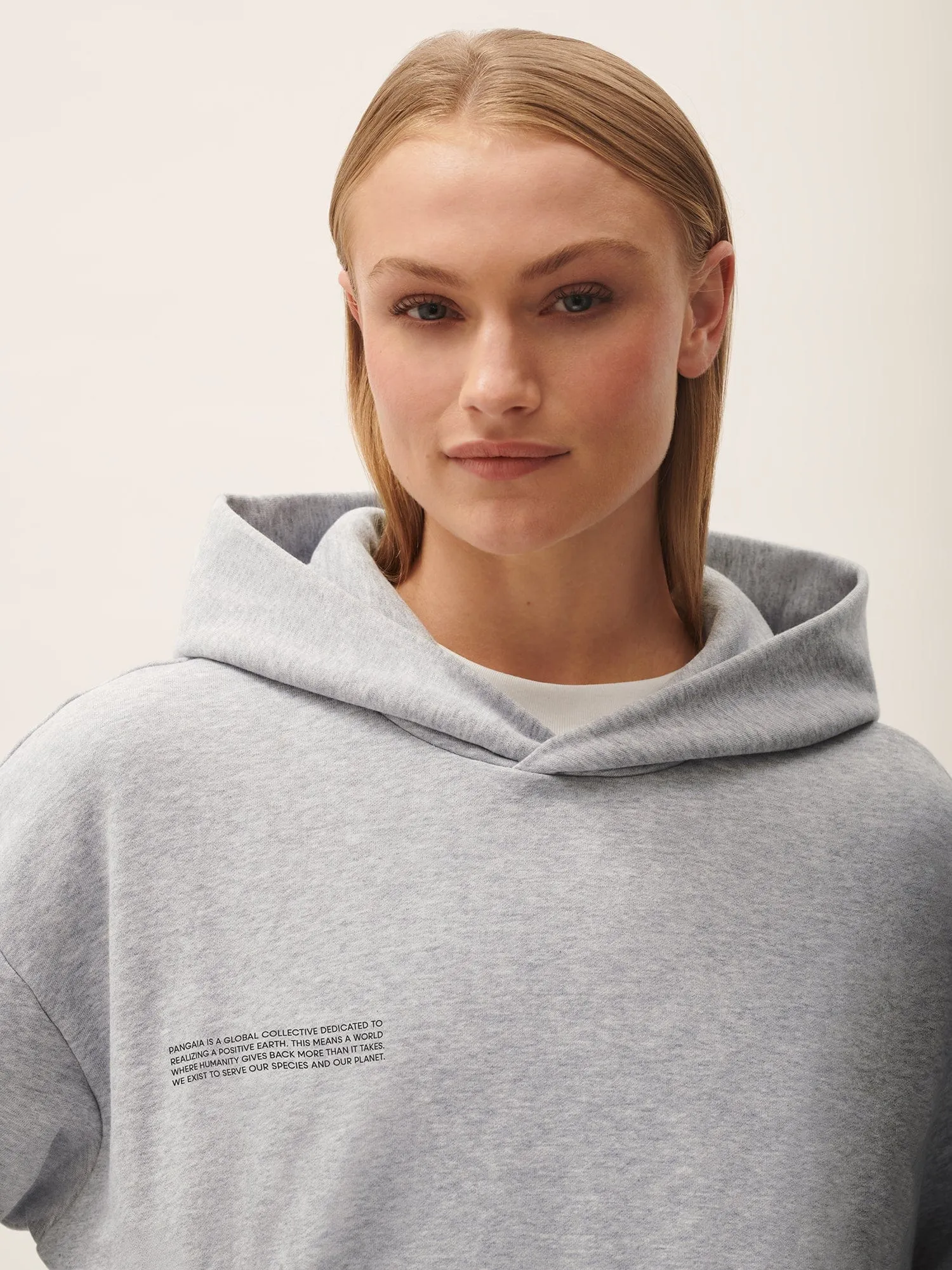 Womens 365 Midweight Hoodie—grey marl