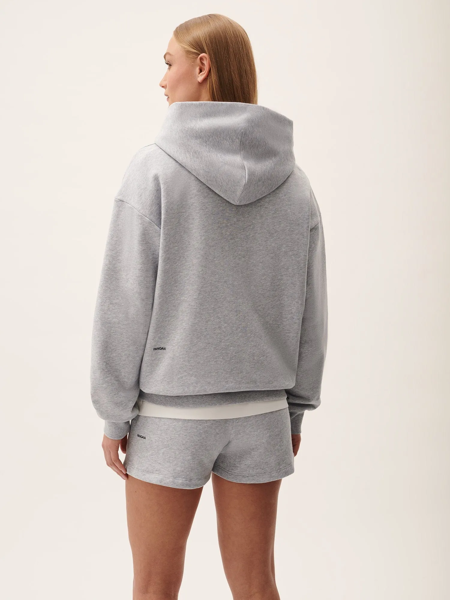 Womens 365 Midweight Hoodie—grey marl